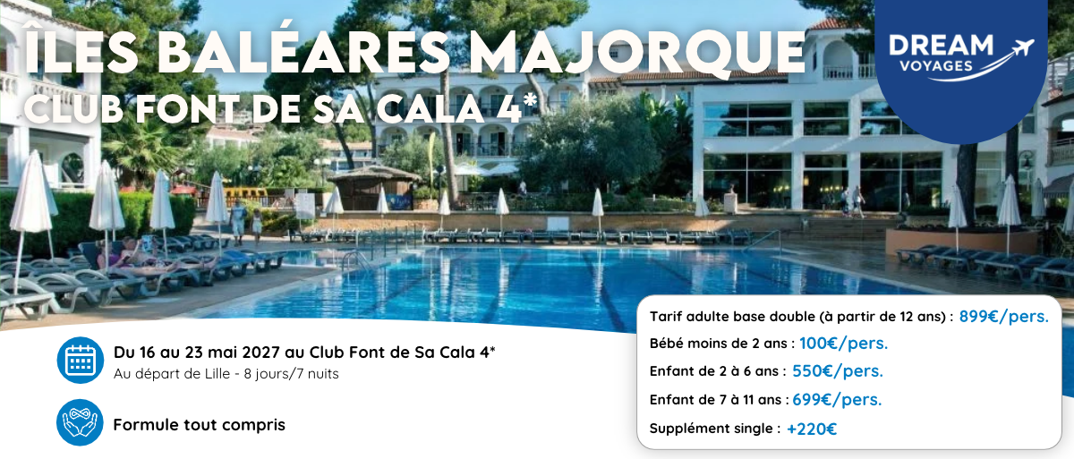 Majorque Beach Font de Sa Cala - Mai 2027